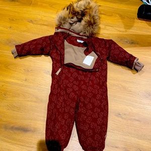 Mini A Ture one piece snow suit size 2y.